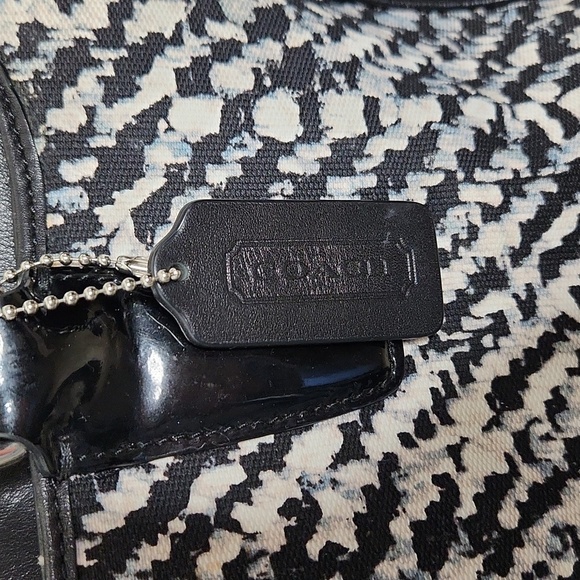 Coach Legacy Haley satchel donegal print purse carryall bag convertible - Picture 5 of 16